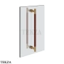 Gessi Pelle Tresse Полотенцедержатель для крепления на стекло, 60 см 78733-431, Red Cherry/ Bronze Br. PVD