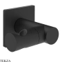 Gessi Incastri Держатель для душевой лейки поворотный 73060-299, черный матовый