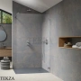 Radaway Essenza Pro Walk-in Душевое ограждение Walk-in неподвижное 140 см, 10103140-91-01, брашированный никель
