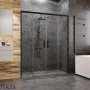 Radaway Idea DWD Дверь в нишу раздвижная двустворчатая 170 см, 387127-54-01, черный матовый