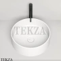 SALINI ARMONIA 02 Раковина накладная, без перелива, из композита S-Sense 130112G, белый глянцевый