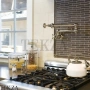 Nicolazzi Cucina Излив для кухни поворотный для холодной воды 1451NEM70 1451NEM70, черный матовый