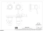 Gessi Goccia Смеситель для душа, 2 потока, внешняя часть 33077-761, Coffee Bronze Br. PVD