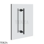 Gessi Ludovica Полотенцедержатель для крепления на стекло, 30 см 76631-706, black хром глянец