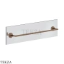 Gessi INGRANAGGIO Полотенцедержатель для крепления на стекло, 60 см 63928-708, Copper Brushed PVD