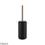 Gessi Goccia Ершик напольный, черная керамика 38044-030, Copper PVD