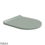 Flaminia LINK сиденье с крышкой Slim с микролифтом 37×45×3 см, зелёный Verde Giada глянец