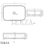 Cielo SHUI Comfort Раковина накладная 60, без перелива SHCOLAR60 CO, Corallo