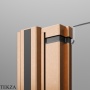 Radaway Nes PND I Шторка на ванну двустворчатая 100 см, левая L, 10010100-93-01L, брашированная медь