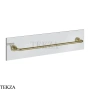 Gessi VENTI20 Полотенцедержатель для крепления на стекло, 60 см 65515-727, Brushed Brass PVD