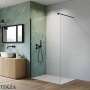 Radaway Nes Walk-in Душевая перегородка 100 см, 10013100-54-01, черный матовый