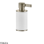 Gessi INCISO accessories Дозатор настольный для жидкого мыла, белый 58537-761, Coffee Bronze Br. PVD