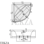 Villeroy & Boch SQUARO Встраиваемая угловая ванна UBQ145SQR3V-01, Quaryl, белый глянец