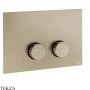 Gessi Incastri Клавиша смыва для инсталляции SANIT, Villeroy&Boch 75619-149, нерж. сталь Brush / никель Brushed