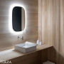 Flaminia BOX 40 раковина накладная 52,5×40×15 см, белый Latte матовый