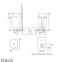Kerasan Artwork Раковина свободностоящая MOLOCO, слив в стену 474089, Ferro matt