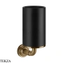Gessi VENTI20 Стакан настенный черный 65408-791, Deep Bronze Br. PVD
