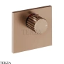 Gessi Incastri Термостат для душа, внешняя часть 75354-708, медь Brushed