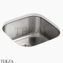 Kohler Undertone Мойка для кухни скругленная K-3335-NA, нержавеющая сталь