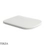 Flaminia Play сиденье с крышкой Slim с микролифтом 36×44,5×4,2 см, белый Latte матовый