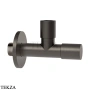 Gessi Запорный клапан с фильтром, левостороннее закрытие 01432-707, black хром Brush