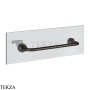 Gessi VENTI20 Полотенцедержатель для крепления на стекло, 30 см 65511-707, Black Metal Brushed PVD