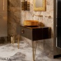 ARMADI ART LUCIDO Тумба под раковину 100 см 770-100-BB, бронзированный коричневый