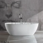 Vincea Ванна акриловая Vincea VBT-408-1700, слив-перелив в комплекте хром, цвет белый глянец