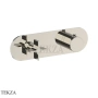 Fantini Flora Термостат для душа, 3 потока, внешняя часть 7695J873B, Polished Nickel PVD