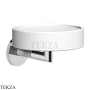 Gessi ANELLO Мыльница настенная композит белый 63701-031, хром глянец