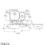 Kohler Undertone Мойка для кухни с двумя чашами K-3355-NA, нержавеющая сталь