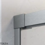 Radaway Idea 8 DWD Душевая дверь 47 см, 10380470-91-01, брашированный никель