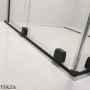 Radaway Furo Walk-in Неподвижная стенка душевой двери 39,4 см, 10110394-01-01, черный матовый