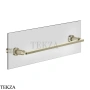 Gessi INCISO accessories Полотенцедержатель для крепления на стекло, 45 см 58615-720, Nickel PVD