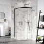 Radaway Idea PDD Комплект боковых стенок 80х100 см, 387152-54-01, черный матовый