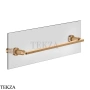 Gessi INCISO accessories Полотенцедержатель для крепления на стекло, 45 см 58615-735, Warm Bronze PVD