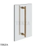 Gessi Pelle Tresse Полотенцедержатель для крепления на стекло, 60 см 78633-791, Deep Bronze Brushed PVD