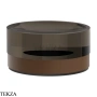 Gessi Perle Мыльница настольная круглая 74826-845, бронза Dark Brush