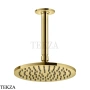 Gessi INCISO SHOWER Верхняя душевая лейка с кронштейном под размер 58150-246, Gold PVD