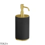 Gessi INCISO accessories Дозатор для жидкого мыла настольный, черный 66438-716, Gold Br. PVD