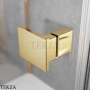 Radaway Essenza KDJ+S Душевая дверь 120 см, правая, 1385024-09-01R, золото глянец