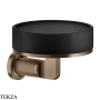 Gessi INCISO accessories Мыльница настенная, композит черный 58502-761, Coffee Bronze Br. PVD