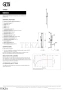 Gessi ANELLO Штанга в комплекте с душевой лейкой 63484-791, Deep Bronze Br. PVD