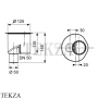 TECE drainline DN 50 Сифон для дренажного канала вертикальный 650003