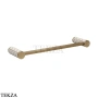 Gessi Pelle Tresse Держатель для полотенца 30 см 78697-448, Crème/ Deep Bronze Br. PVD