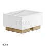 Gessi Rettangolo Мыльница настольная, композит белый 20825-761, Coffee Bronze Brushed PVD