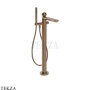 Gessi Perle Смеситель для ванны напольный, внешняя часть 74029-708, медь Brushed