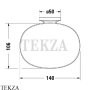 Duravit Starck T Мыльница настенная 0099334600, черный матовый