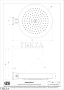 Gessi Origini ACCENT Верхний душ на колонну, поворотный 66152-727, Brushed Brass PVD