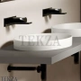 Cielo ENJOY Раковина полувстраиваемая круглая, без перелива EJLASIT AN, Arenaria